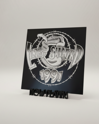 POD CRAFT - Now Playing Plak Sergileme Standı - Siyah