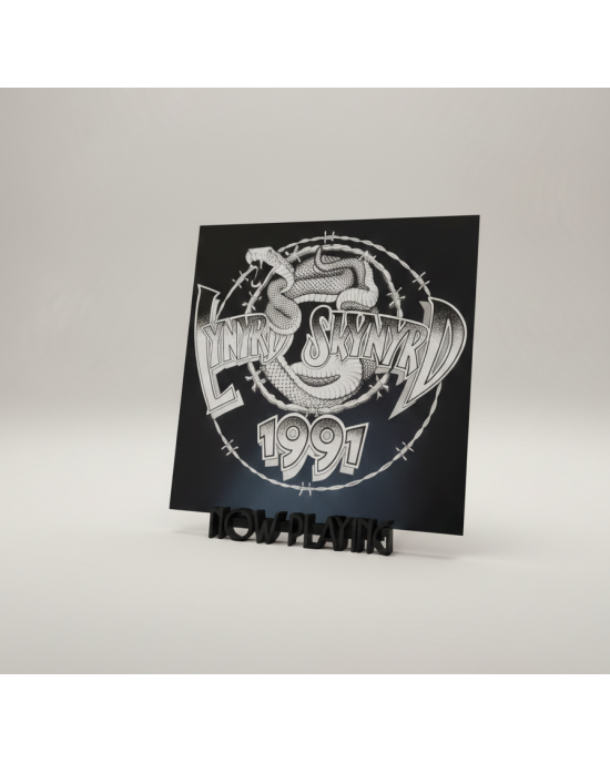 POD CRAFT - Now Playing Plak Sergileme Standı - Siyah POD CRAFT - Now Playing Plak Sergileme Standı - Siyah