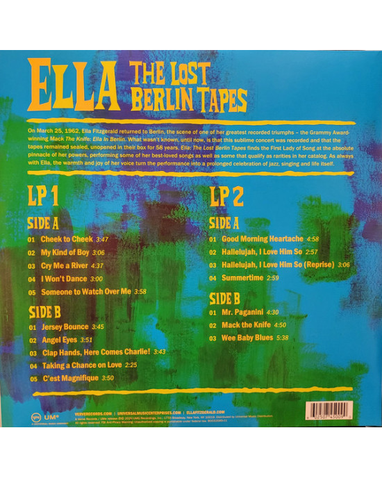 Ella Fitzgerald - The Lost Berlin Tapes Ella Fitzgerald - The Lost Berlin Tapes