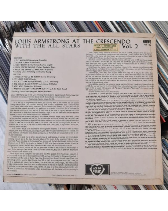 Louis Armstrong - At The Crescendo Vol. 2 Louis Armstrong - At The Crescendo Vol. 2