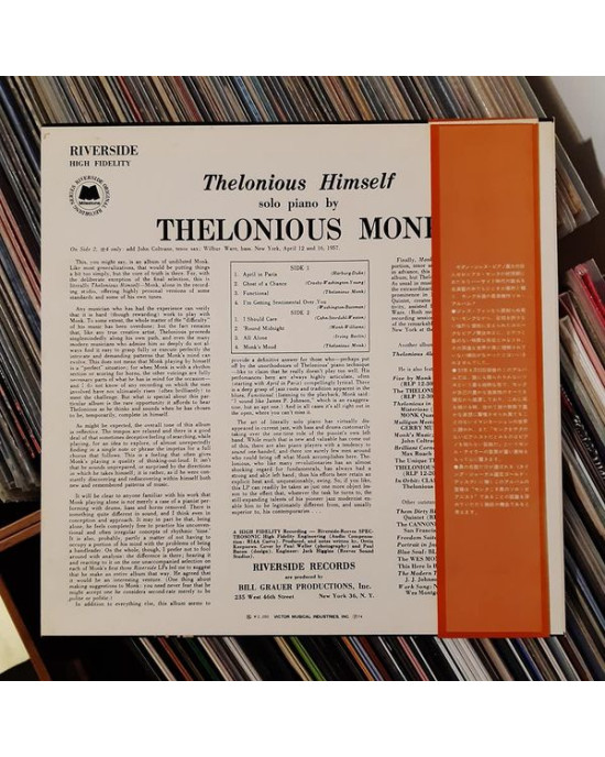 Thelonious Monk - Thelonious Himself - Japonya
