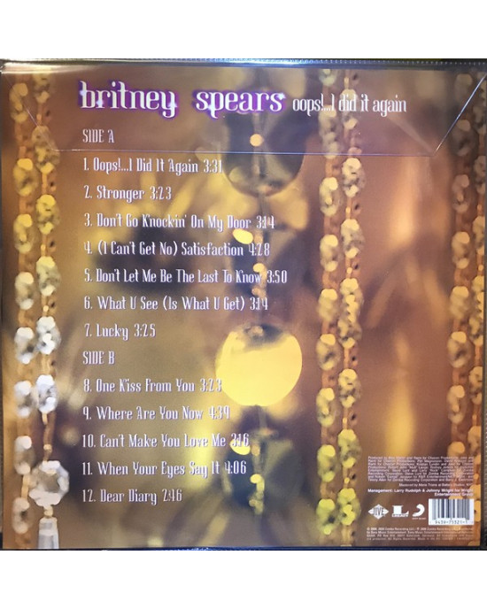 Britney Spears - Oops!...I Did It Again (Picture Vinyl) Britney Spears - Oops!...I Did It Again (Picture Vinyl)
