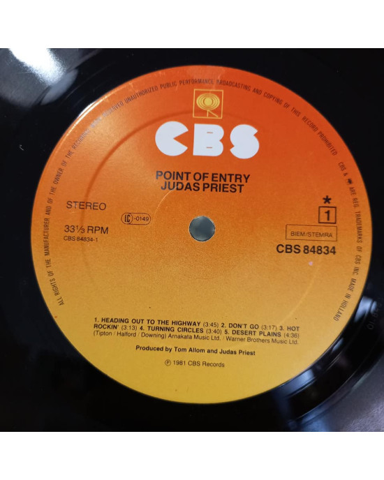 Judas Priest - Point Of Entry Judas Priest - Point Of Entry