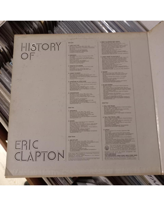 Eric Clapton - History Of Eric Clapton Eric Clapton - History Of Eric Clapton