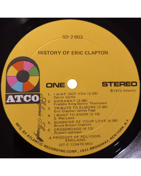 Eric Clapton - History Of Eric Clapton Eric Clapton - History Of Eric Clapton