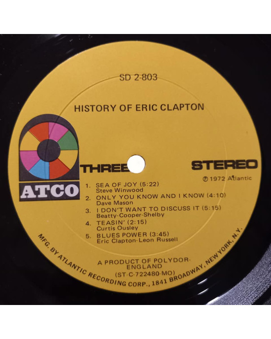 Eric Clapton - History Of Eric Clapton Eric Clapton - History Of Eric Clapton