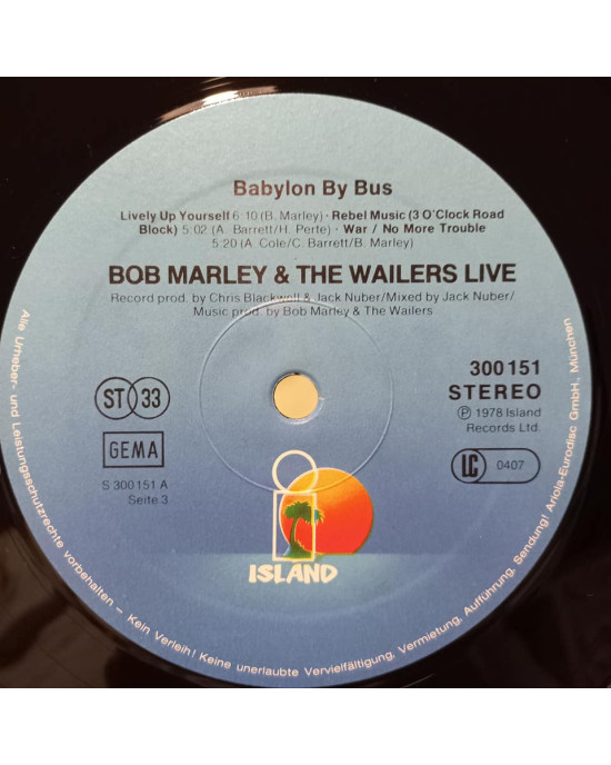Bob Marley - Babylon By Bus Bob Marley - Babylon By Bus