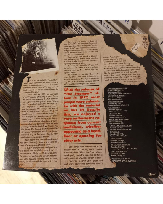 Billy Joel - Songs In The Attic Billy Joel - Songs In The Attic