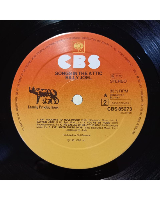 Billy Joel - Songs In The Attic Billy Joel - Songs In The Attic