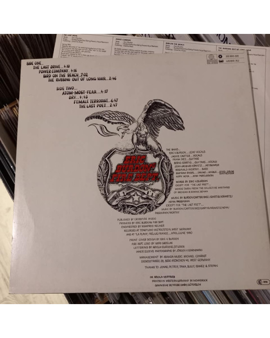 Eric Burdon's Fire Dept. - Last Drive Eric Burdon's Fire Dept. - Last Drive