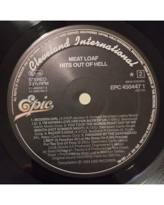 Meat Loaf - Hits Out Of Hell