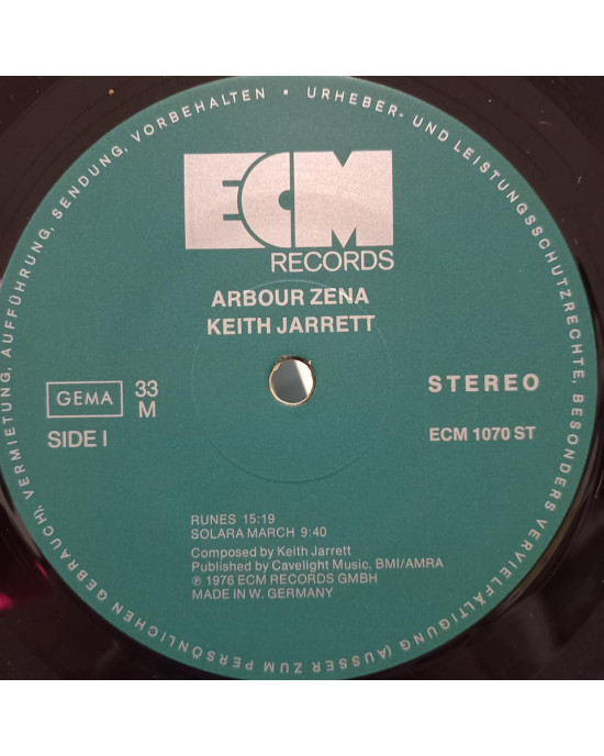 Keith Jarrett - Arbour Zena - ECM Keith Jarrett - Arbour Zena - ECM