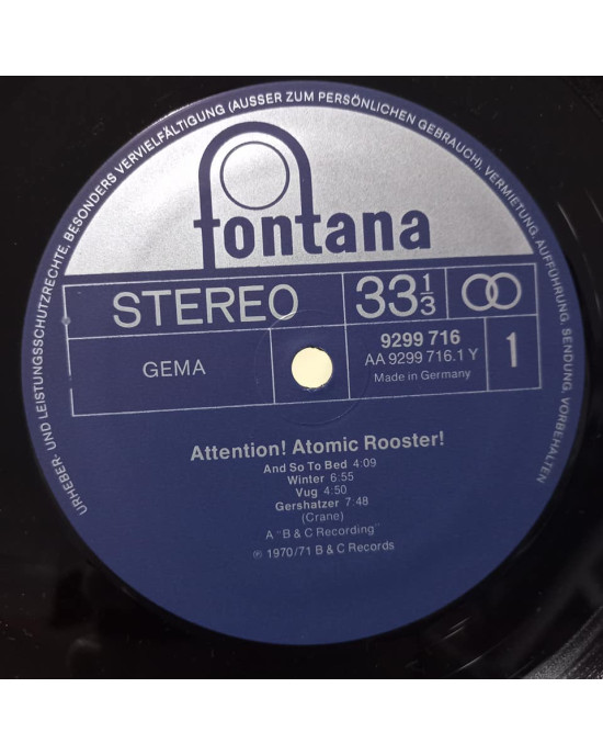 Atomic Rooster - Attention! Atomic Rooster! Atomic Rooster - Attention! Atomic Rooster!