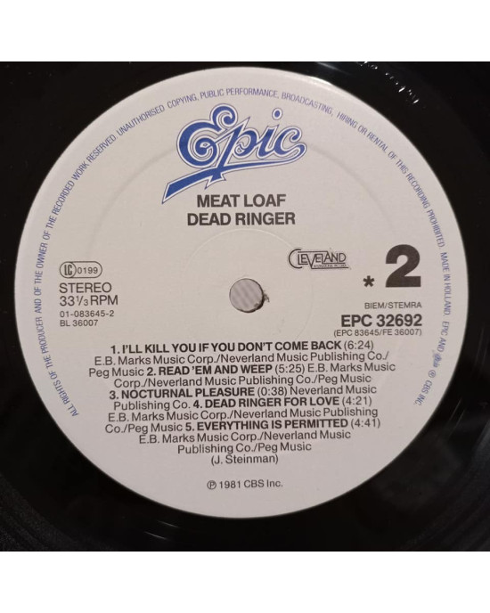 Meat Loaf - Dead Ringer Meat Loaf - Dead Ringer