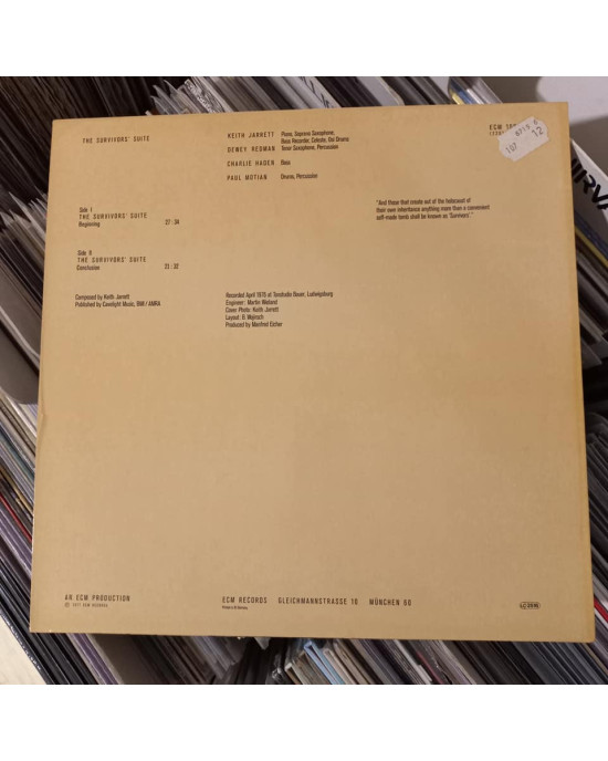 Keith Jarrett - The Survivors' Suite - ECM Keith Jarrett - The Survivors' Suite - ECM