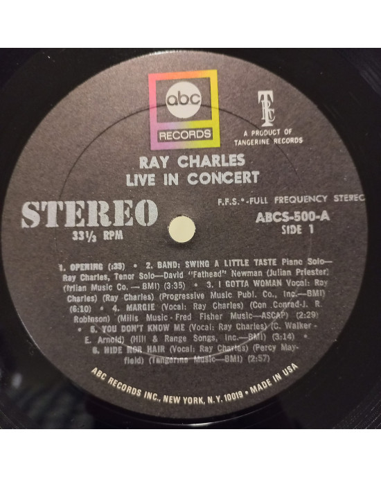 Ray Charles - Live In Concert Ray Charles - Live In Concert