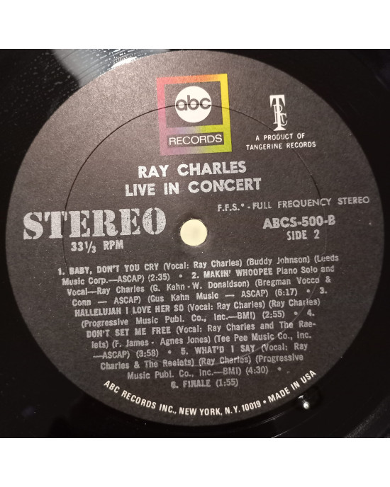 Ray Charles - Live In Concert Ray Charles - Live In Concert