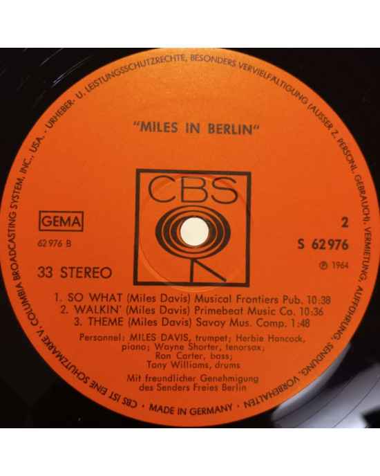 Miles Davis - Miles In Berlin Miles Davis - Miles In Berlin