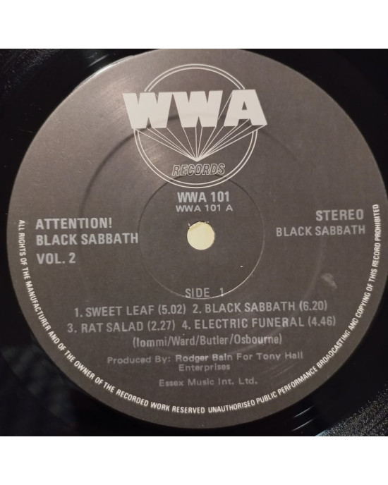 Black Sabbath - Attention! Black Sabbath Volume Two Black Sabbath - Attention! Black Sabbath Volume Two