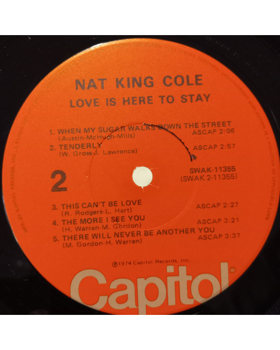 Nat King Cole - Love Is Here To Stay Nat King Cole - Love Is Here To Stay