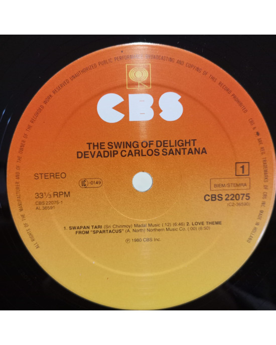 Devadip Carlos Santana - The Swing Of Delight