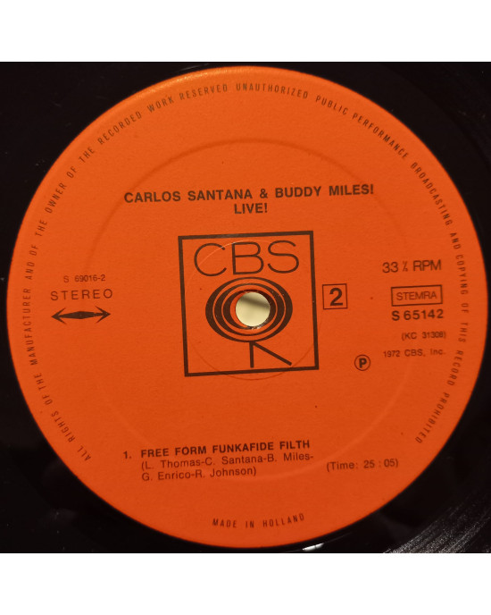 Carlos Santana & Buddy Miles - Carlos Santana & Buddy Miles! Live!