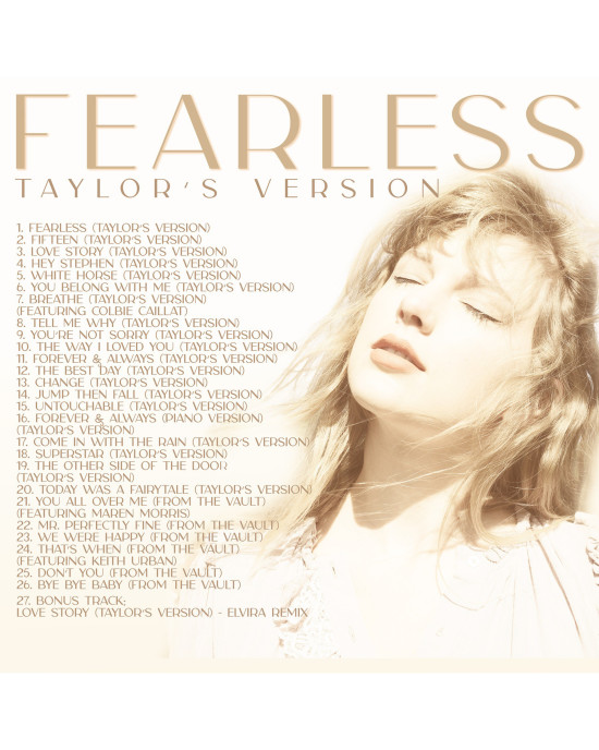 Taylor Swift - Fearless Taylor’s Version (Gold Vinyl) Taylor Swift - Fearless Taylor’s Version (Gold Vinyl)