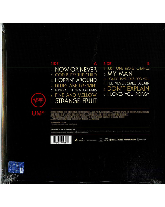 Billie Holiday - Billie (Soundtrack) Billie Holiday - Billie (Soundtrack)