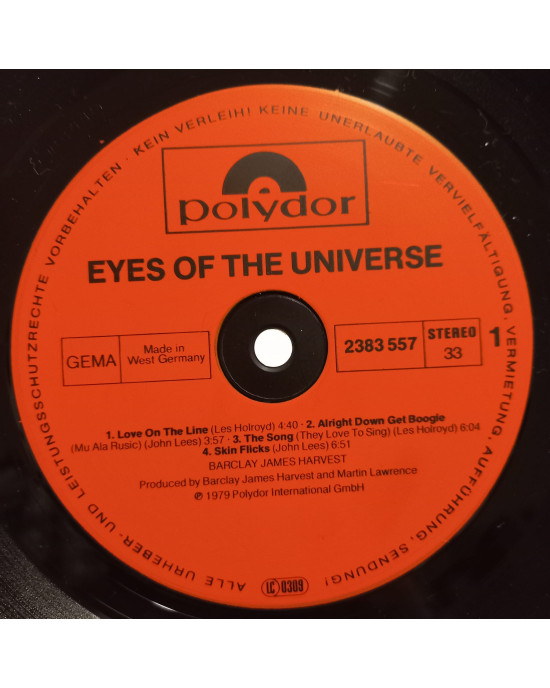 Barclay James Harvest - Eyes Of The Universe Barclay James Harvest - Eyes Of The Universe