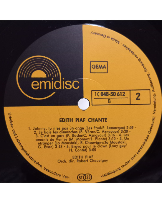 Edith Piaf - Chante