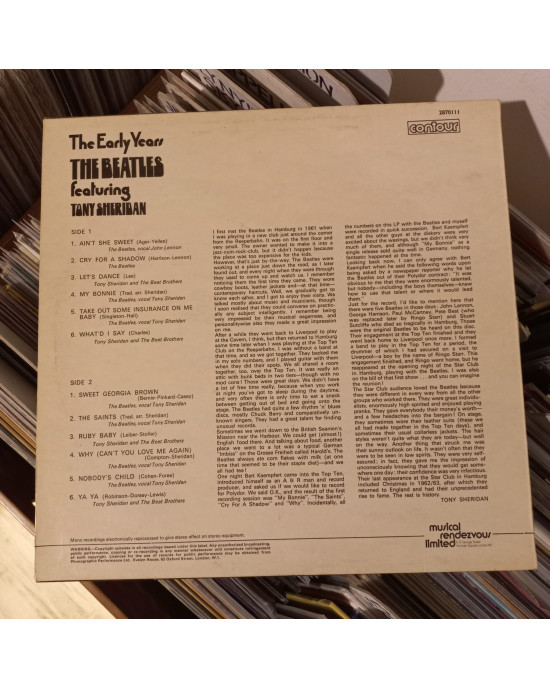 The Beatles Featuring Tony Sheridan - The Beatles The Beatles Featuring Tony Sheridan - The Beatles