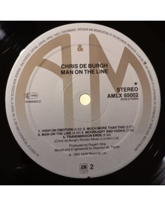 Chris De Burgh - Man On The Line Chris De Burgh - Man On The Line