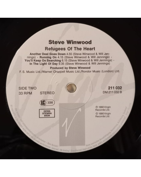 Steve Winwood - Refugees Of The Heart Steve Winwood - Refugees Of The Heart