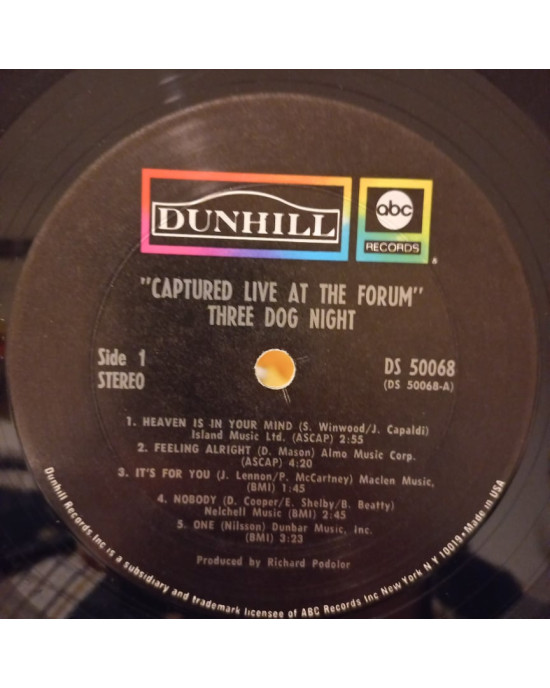 Three Dog Night - Captured Live At The Forum
