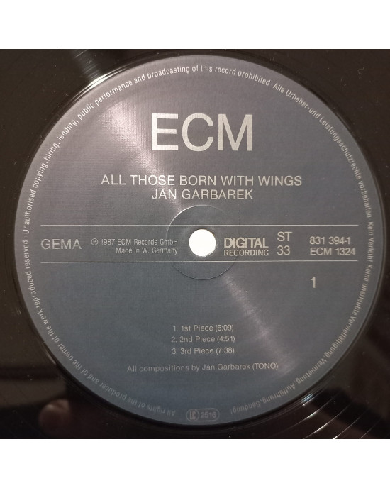 Jan Garbarek - All Those Born With Wings - ECM Jan Garbarek - All Those Born With Wings - ECM