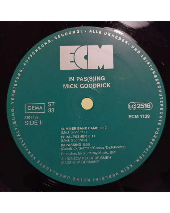 Mick Goodrick - In Pas(s)ing - ECM