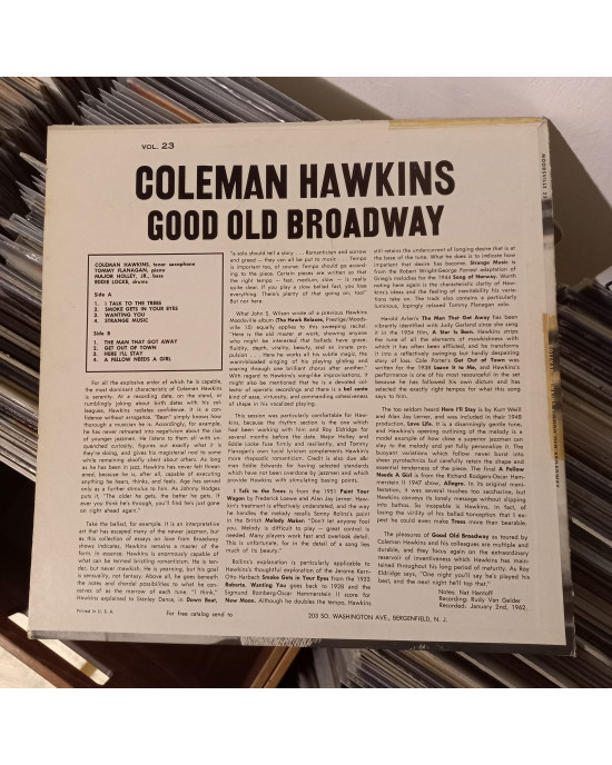 Coleman Hawkins - Good Old Broadway Coleman Hawkins - Good Old Broadway