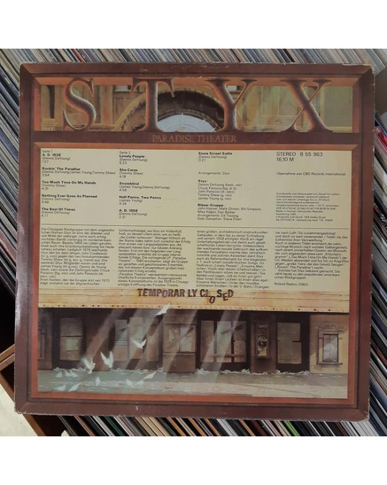 Styx - Paradise Theatre Styx - Paradise Theatre