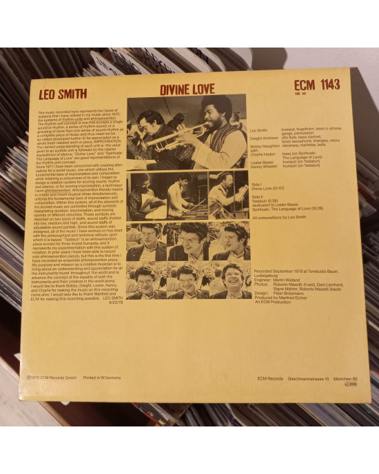 Leo Smith - Divine Love - ECM Leo Smith - Divine Love - ECM