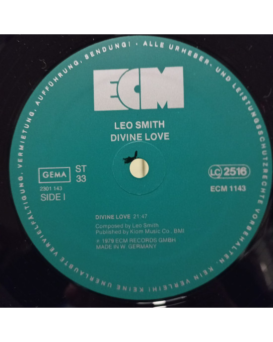 Leo Smith - Divine Love - ECM Leo Smith - Divine Love - ECM