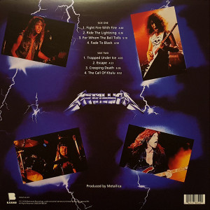 Metallica - Ride The Lightning Metallica - Ride The Lightning