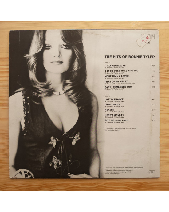 Bonnie Tyler - The Hits Of Bonnie Tyler