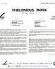 Thelonious Monk - Piano Solo Thelonious Monk - Piano Solo