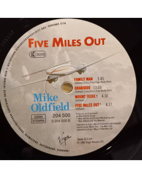 Mike Oldfield - Five Miles Out Mike Oldfield - Five Miles Out