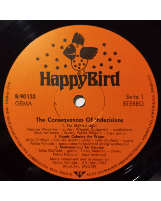 Mike Oldfield - The Consequences Of Indecisions Mike Oldfield - The Consequences Of Indecisions