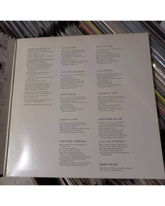 Eric Clapton - Behind The Sun - 1985 - Japonya Eric Clapton - Behind The Sun - 1985 - Japonya