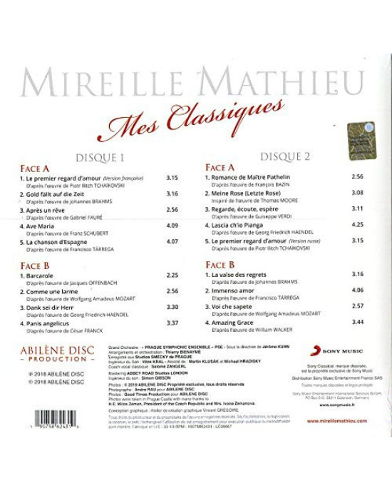 Mireille Mathieu - Mes Classiques Mireille Mathieu - Mes Classiques