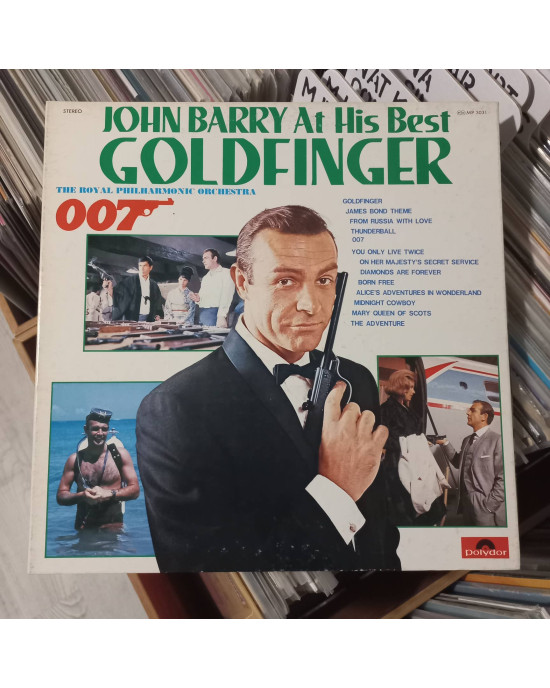 John Barry, The Royal Philharmonic Orchestra ‎- At His Best Goldfinger - Japonya