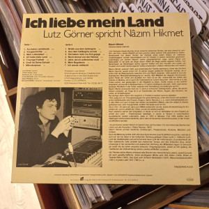 Lutz Görner, Nâzim Hikmet – Ich Liebe Mein Land (Lutz Görner Spricht Nâzim Hikmet) Lutz Görner, Nâzim Hikmet – Ich Liebe Mein Land (Lutz Görner Spricht Nâzim Hikmet)