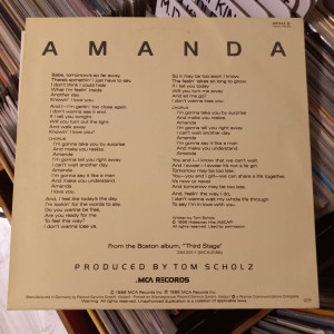 Boston - Amanda - Maxi Single Boston - Amanda - Maxi Single